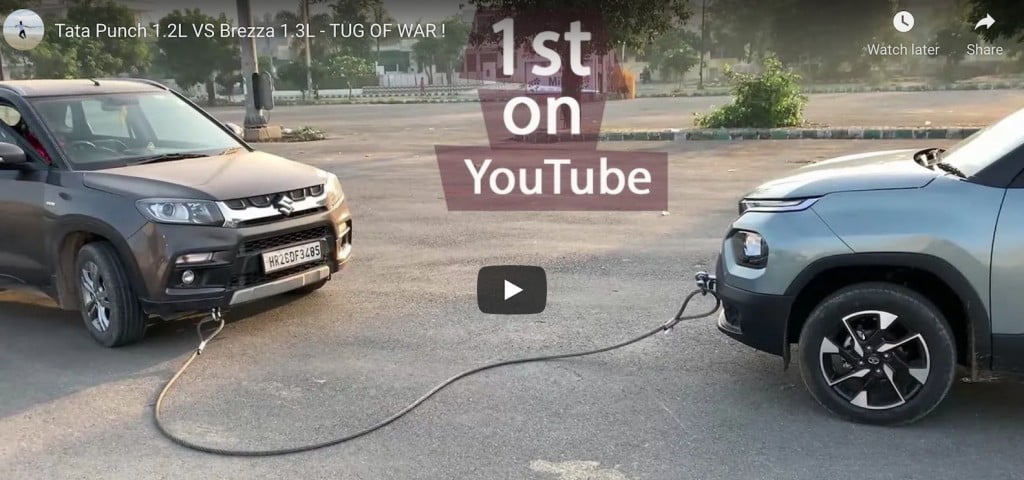 Tug war punch brezza Car Blog India Tug of War Punch Brezza
