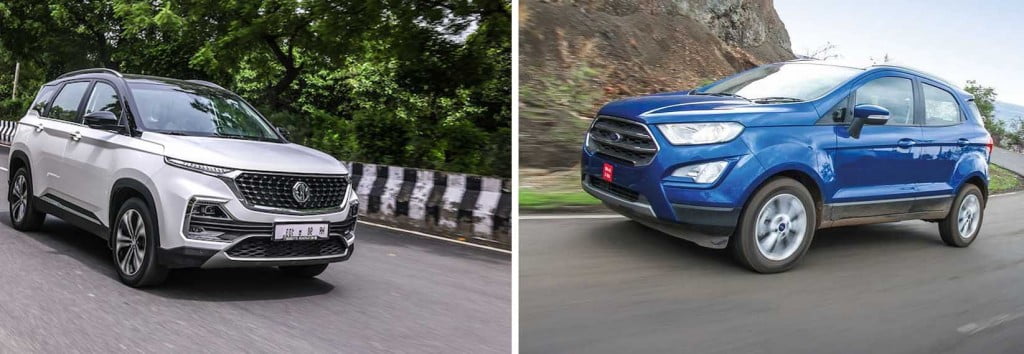 mg hector vs ford ecosport