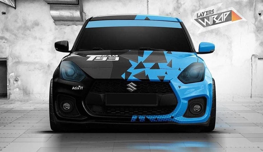 This Maruti Swift Has the Best Wrap Job Ever Car Blog India This Maruti Swift Has the Best Wrap Job Ever