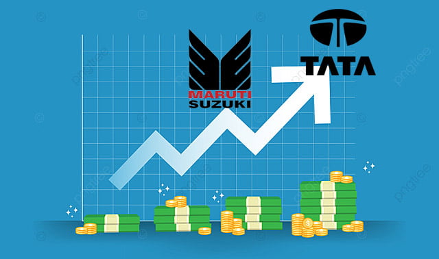 tata vs maruti profit chart