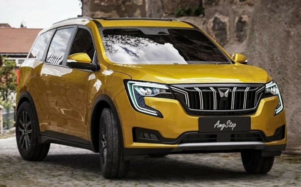 Golden colour mahindra xuv700 Car Blog India Golden Colour Mahindra Xuv700