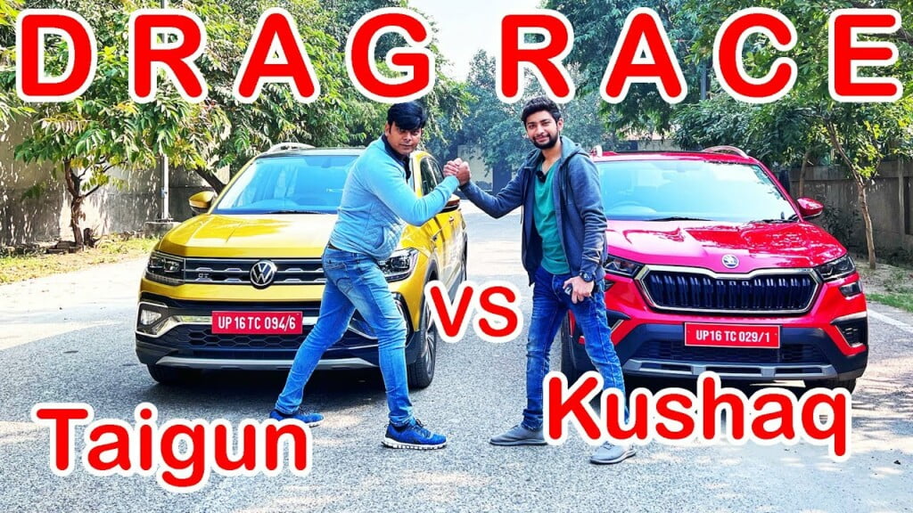 Kushaq taigun drag race Car Blog India Kushaq Taigun Drag Race