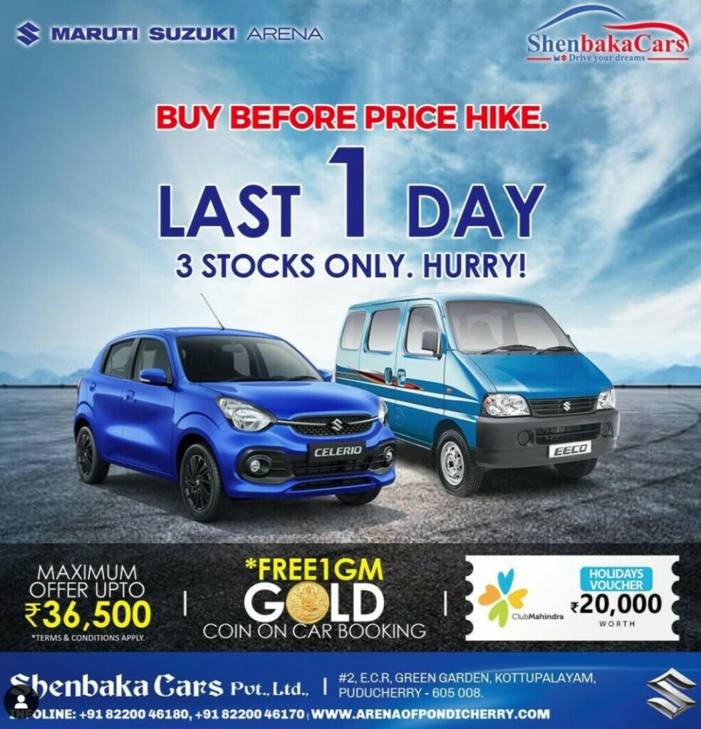 New-Gen Maruti Celerio Offers