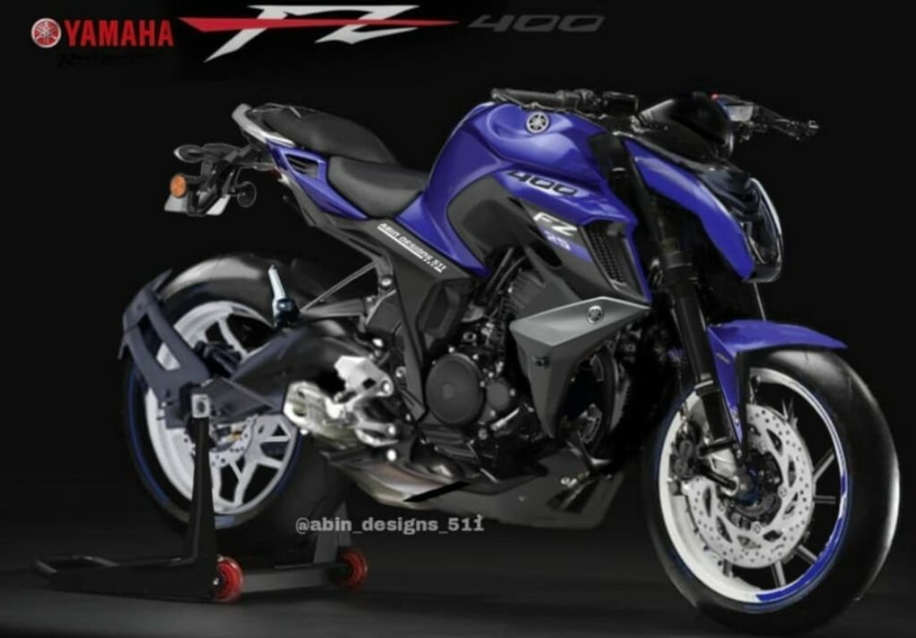 Yamaha fz 400 concept blue Car Blog India Yamaha Fz 400 Concept