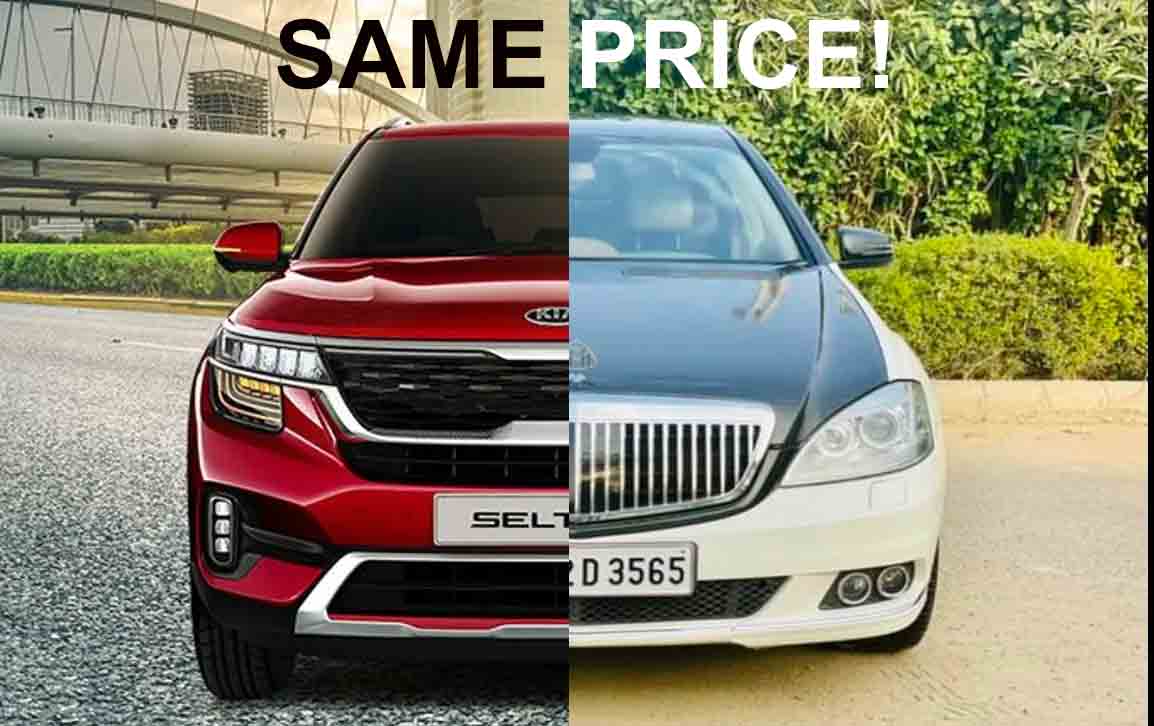 mercedes maybach vs kia seltos same price