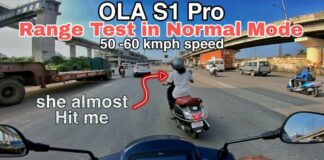 ola s1 pro range test