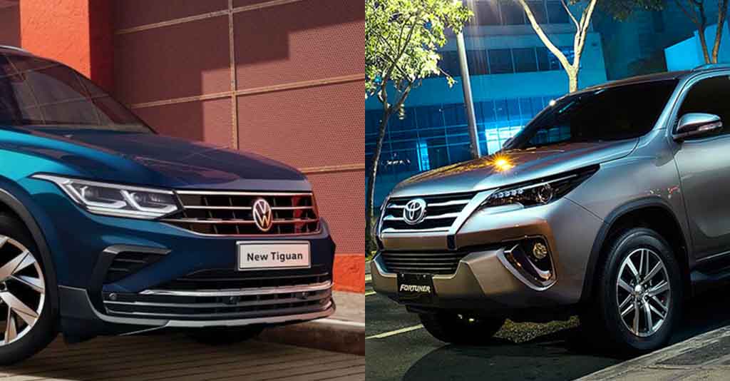 vw tiguan vs toyota fortuner