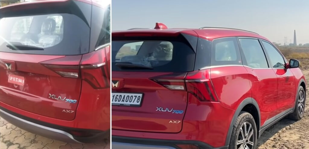 Mahindra Xuv700 Delivered with Mismatched Paint on Boot Replaced in 24 Hrs Car Blog India Mahindra Xuv700 Delivered with Mismatched Paint on Boot Replaced in 24 Hrs