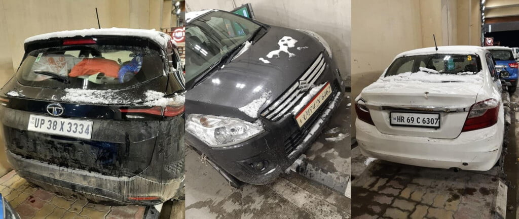 Tata Harrier, Maruti Brezza, etc Getting Stuck in Atal Tunnel Show Why 4x4 is a Must