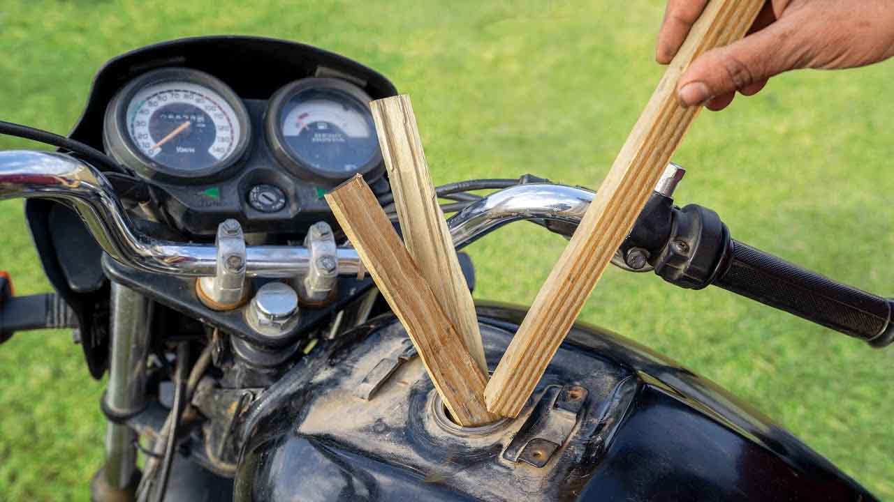 hero splendor wood instead of petrol