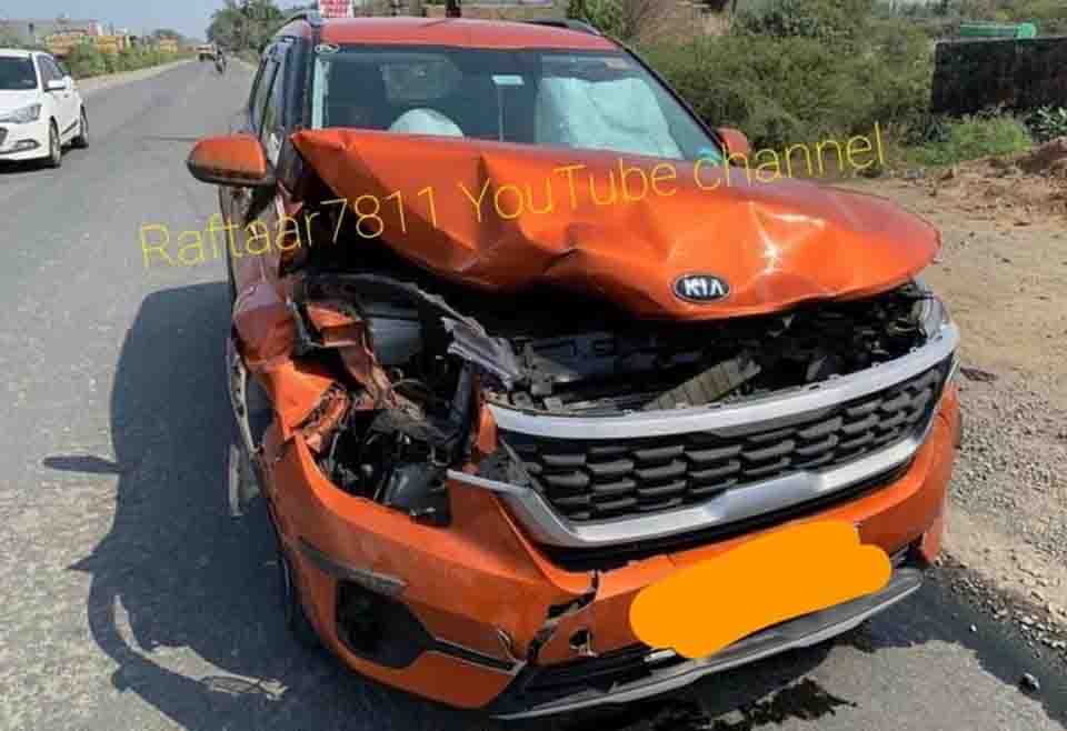 kia seltos accident safety images front