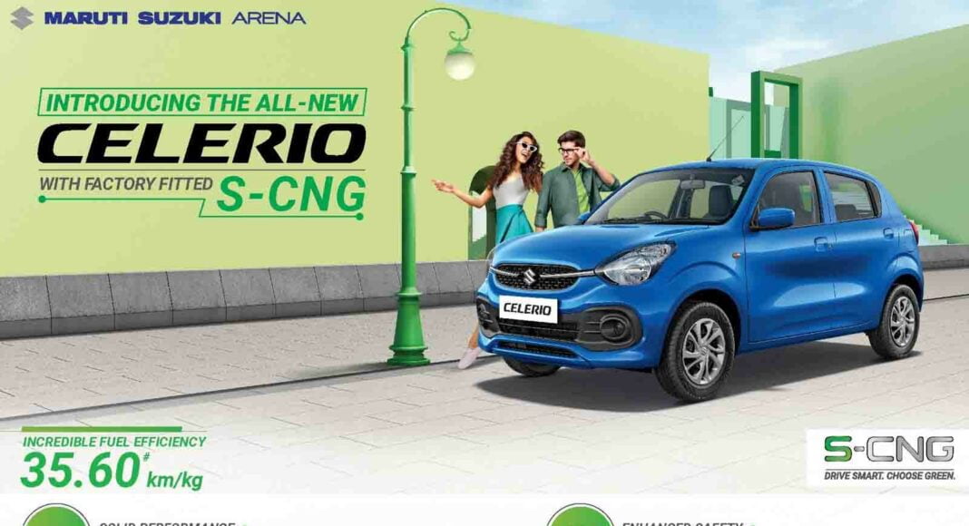 maruti celerio s-cng launch official image