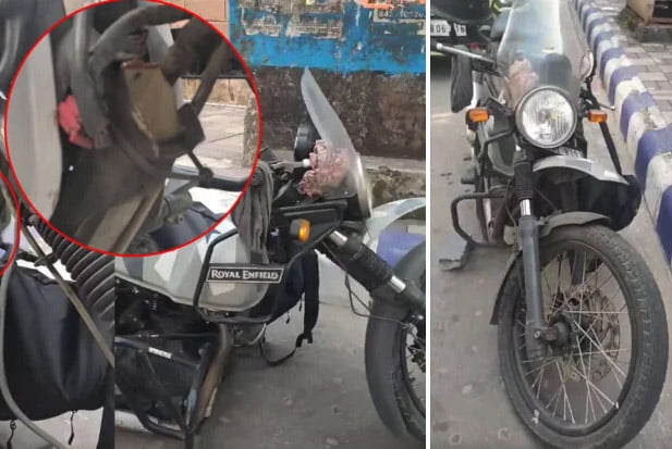 royal enfield himalayan chassis break