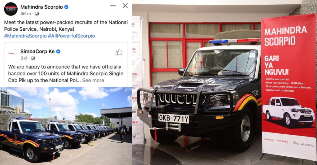 Mahindra Scorpio Now Official Police Car of Kenya