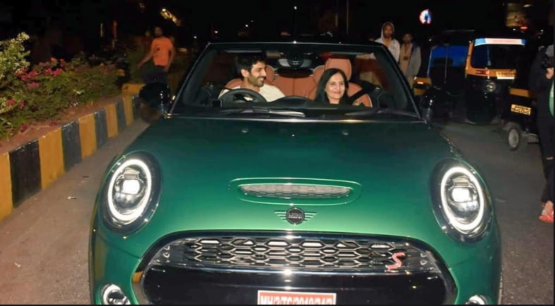 When Kartik Aaryan Gifted Mom A Mini Cooper convertible
