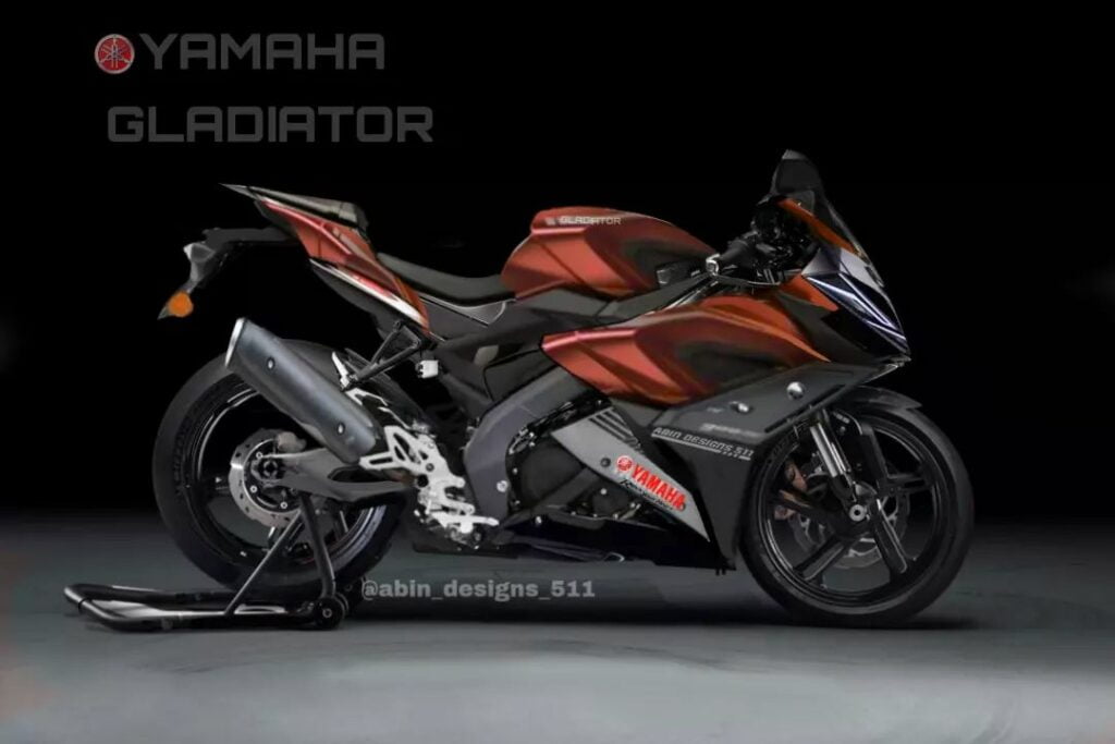 yamaha gladiator concept side profile red