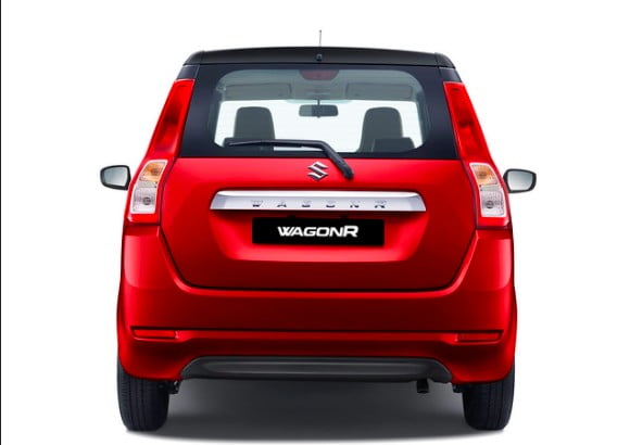 2022 Maruti WagonR facelift Dual Tone Red Black Rear