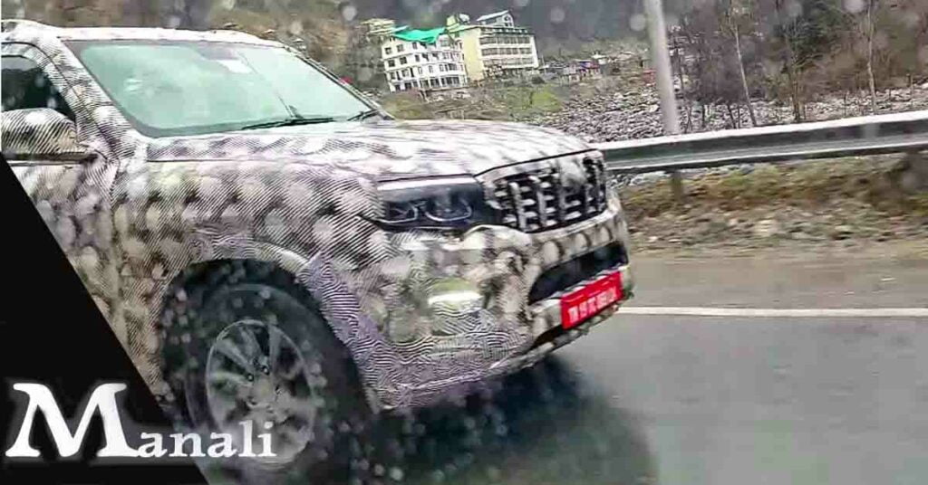 2022 mahindra scorpio spied in manali