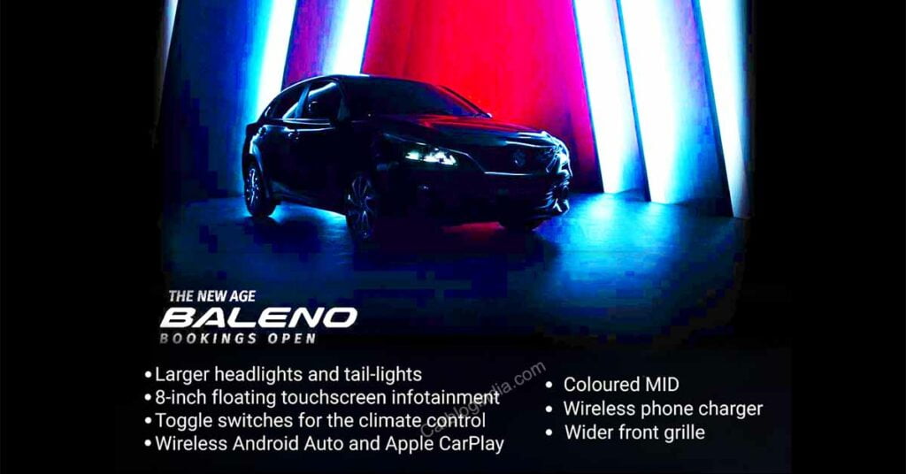 2022 maruti baleno features images