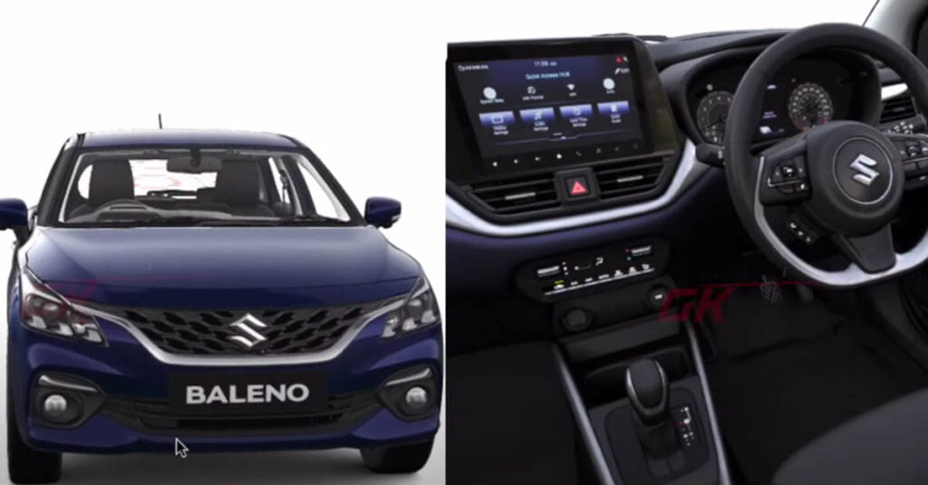 2022 Maruti Baleno Front Interior Leaked Image