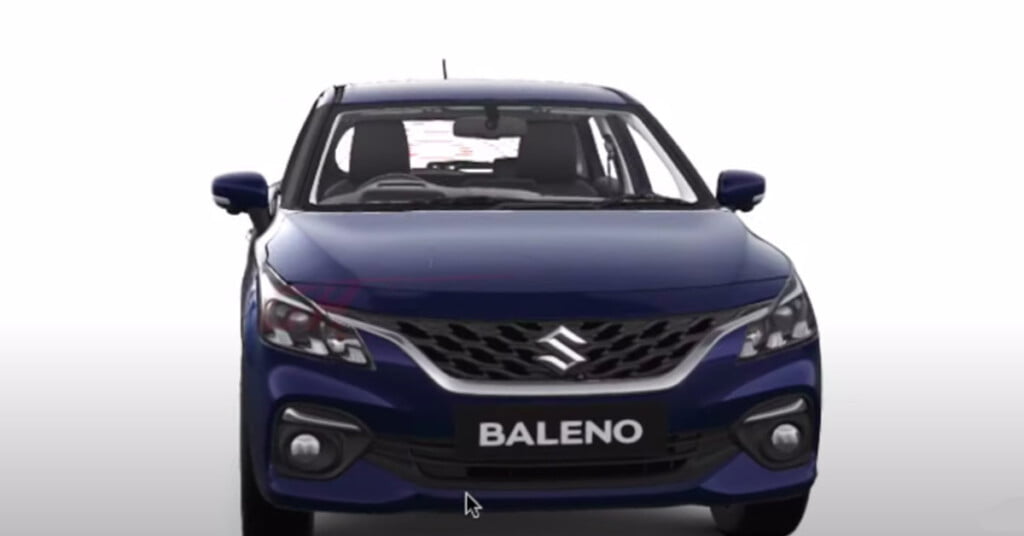 2022 Maruti Baleno Front Leaked Image