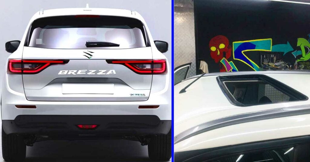 2022 maruti brezza sunroof