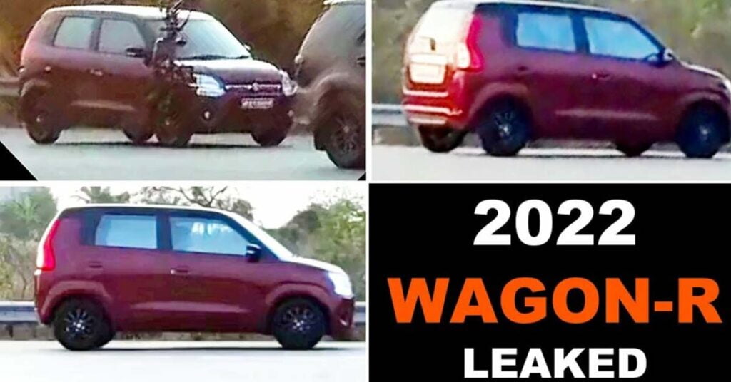 2022 maruti wagonr facelift leaked during ad shoot