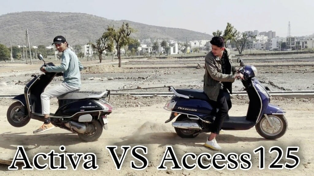 Activa access tug war Car Blog India Activa Access Tug War