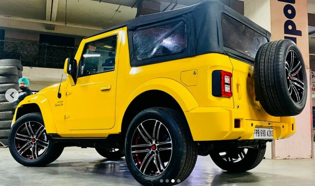 All Yellow Mahindra Thar