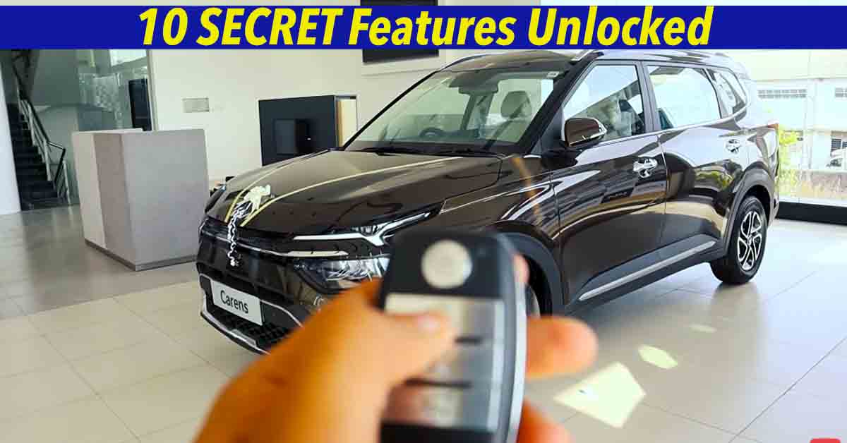 Kia Carens Secret Features Unlocked
