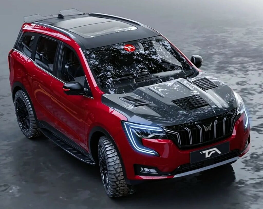Best Modified Mahindra Xuv700 Front Three Quarters Car Blog India Best Modified Mahindra Xuv700 Front Three Quarters
