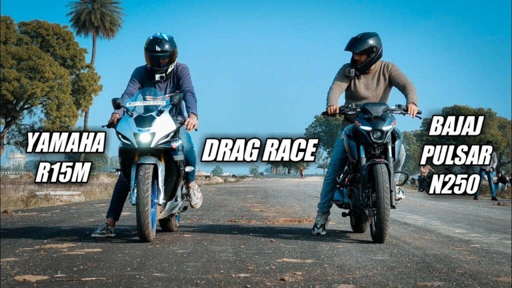 R15M Pulsar Drag Race