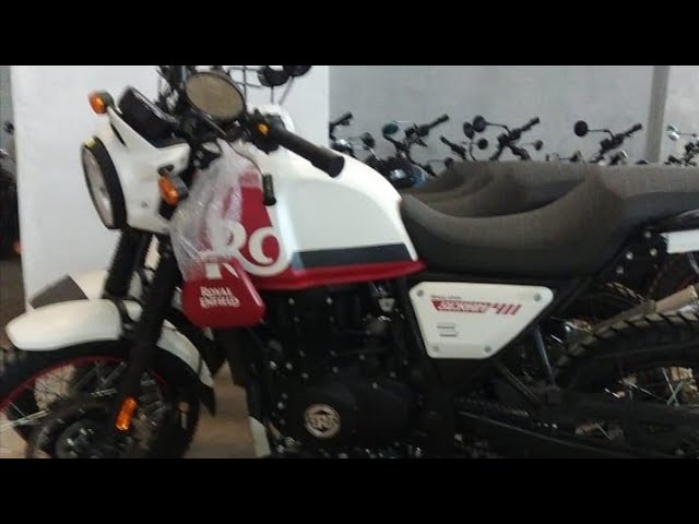 Re Himalayan Scram 411 Red white Side Profile