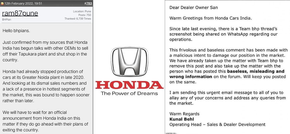 Honda Cars India Responds to Discontinuation Rumour