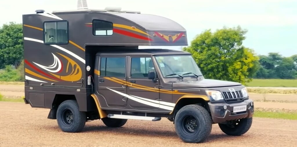 Mahindra Bolero Pik-Up Extra Long Converted Into Compact Caravan