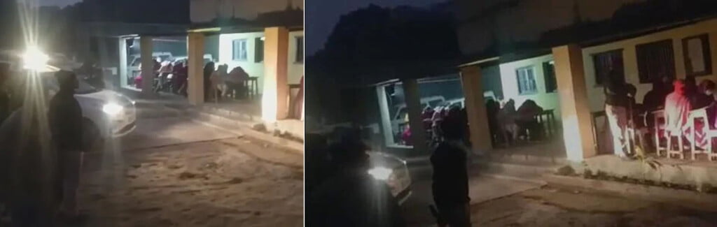 Bihar Students Write Exams Under Car Headlights