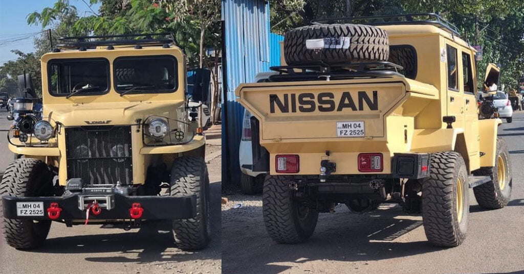 Mahindra Bolero Skillfully Modified to Nissan Jonga 1 Ton