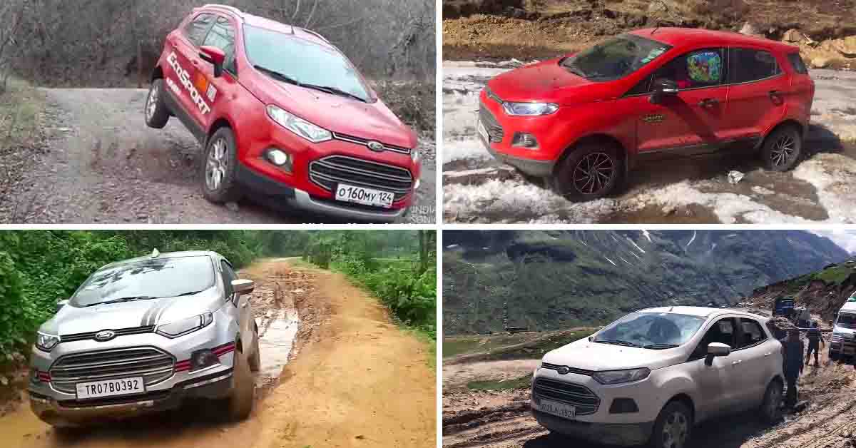 ford ecosport off roading snow slush mud more