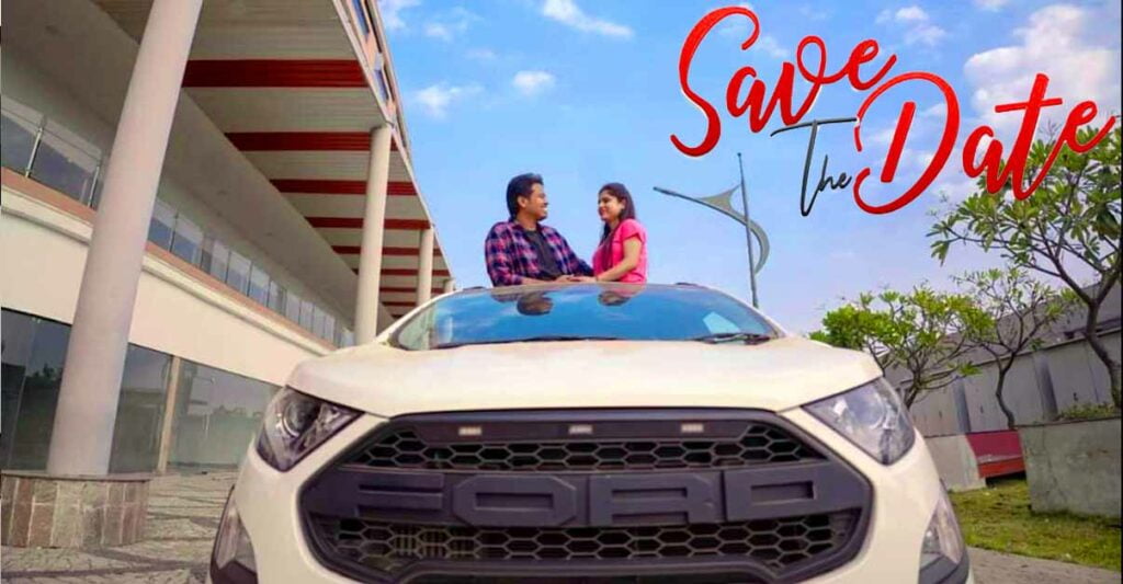 ford ecosport pre wedding shoot image