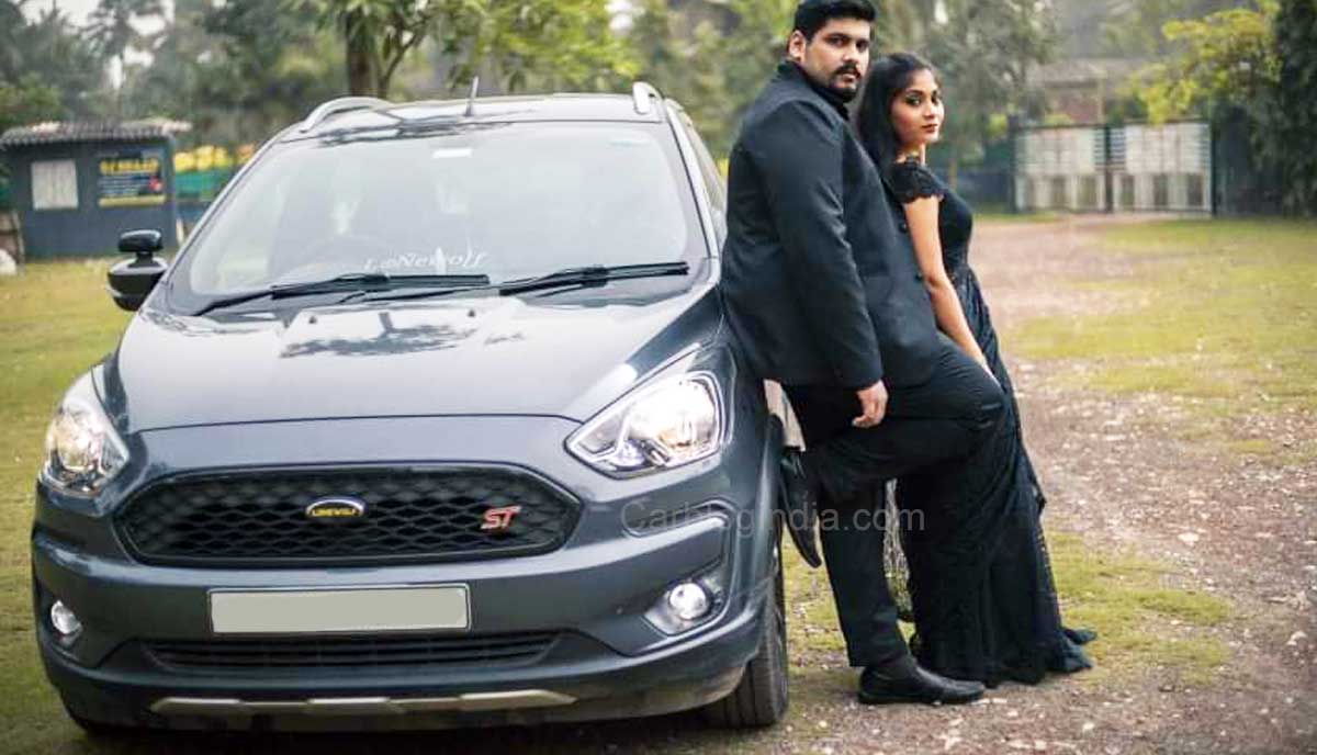 ford freestyle pre wedding photoshoot image