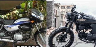hero splendor to jawa 42 conversion