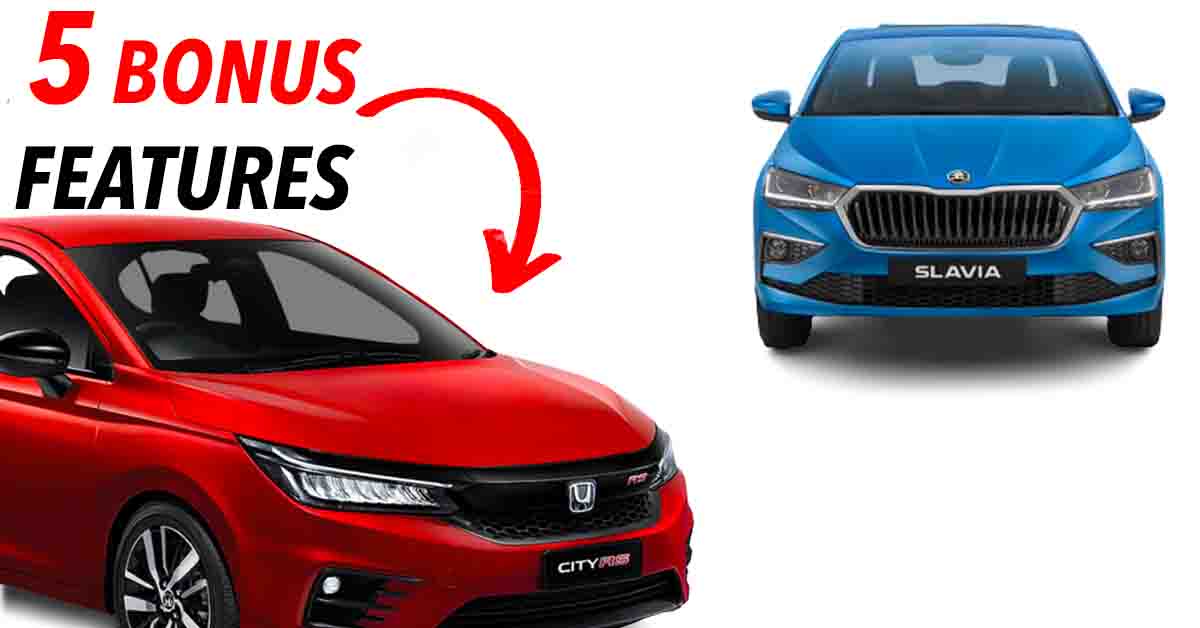 honda city vs skoda slavia features comparison