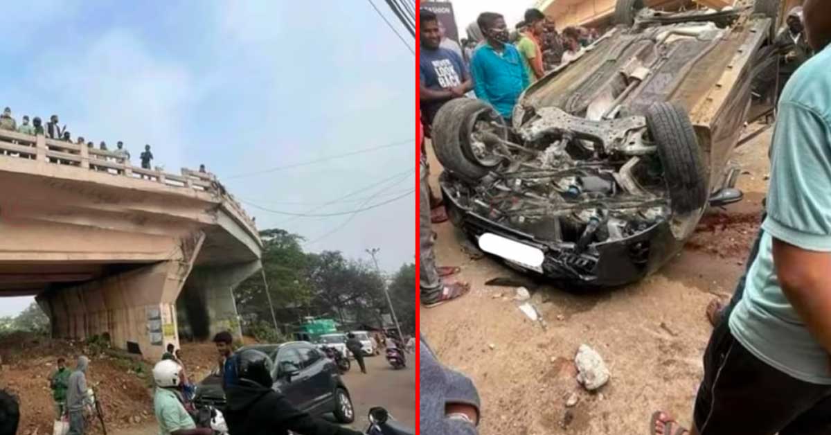 hyundai i20 falls bridge accident