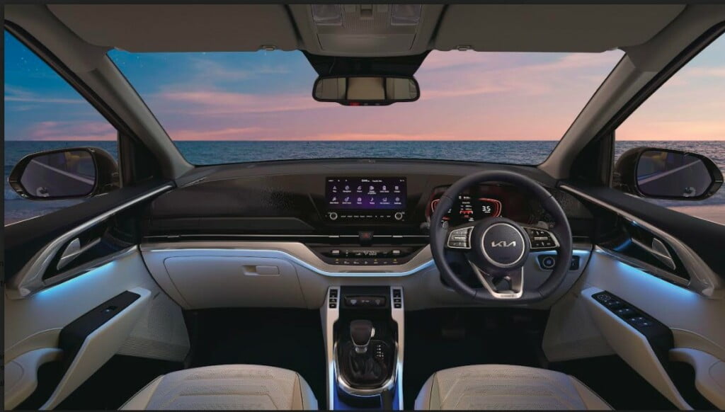 kia carens interior dashboard