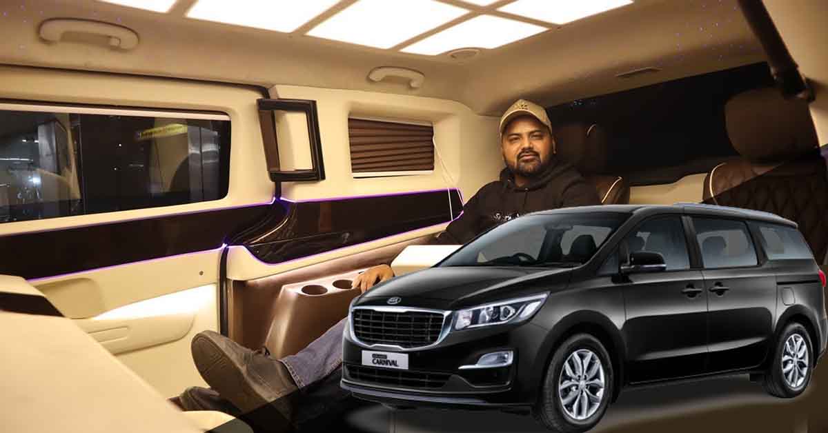 kia carnival ultra luxury interior 7-star hotel-inspired