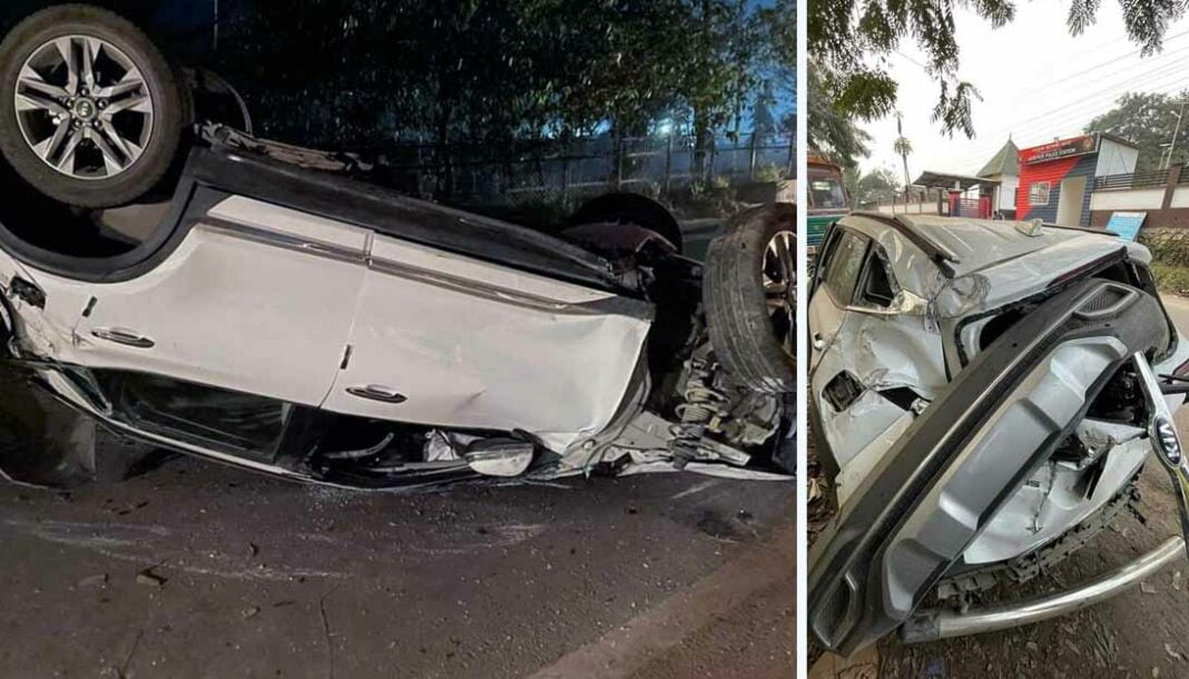 Kia Seltos Flips Twice in Horrific Accident, Keeps All Safe » Car Blog