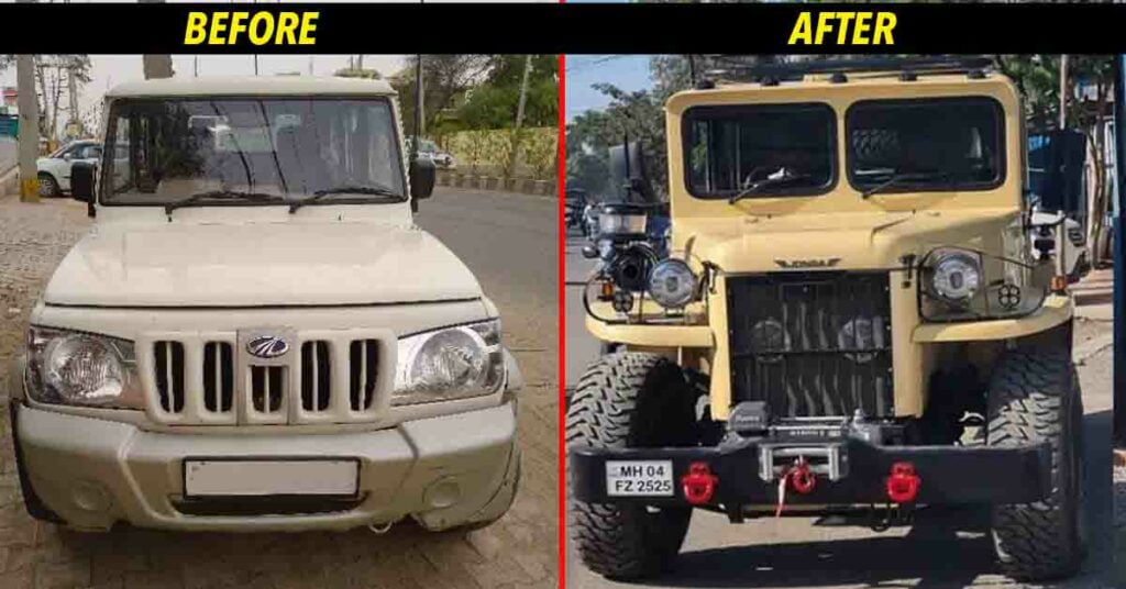 mahindra bolero modified to nissan jonga