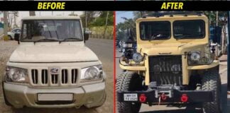 mahindra bolero modified to nissan jonga