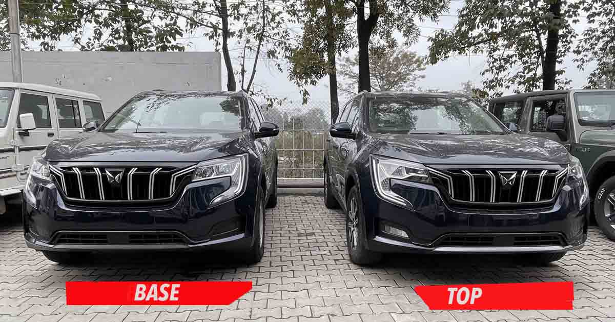 mahindra xuv700 ax3 vs ax7 base top