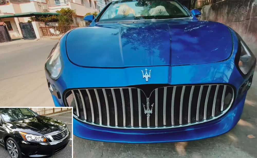 Maserati Honda Accord Conversion Car Blog India Maserati Honda Accord Conversion